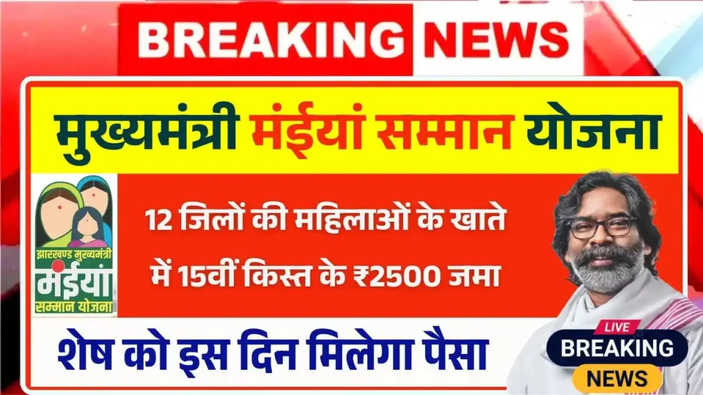 Maiya Samman Yojana 15th Installment Release