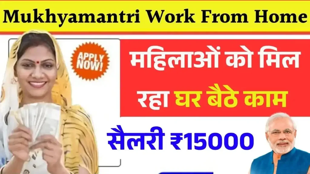 Mukhyamantri Work From Home Yojana