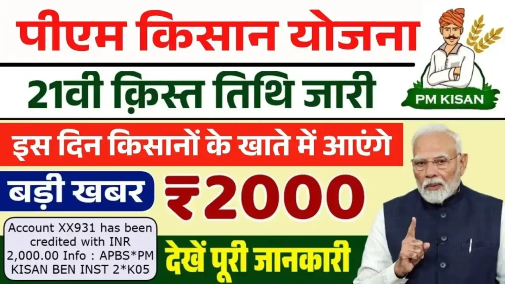 PM Kisan 21th Installment Date